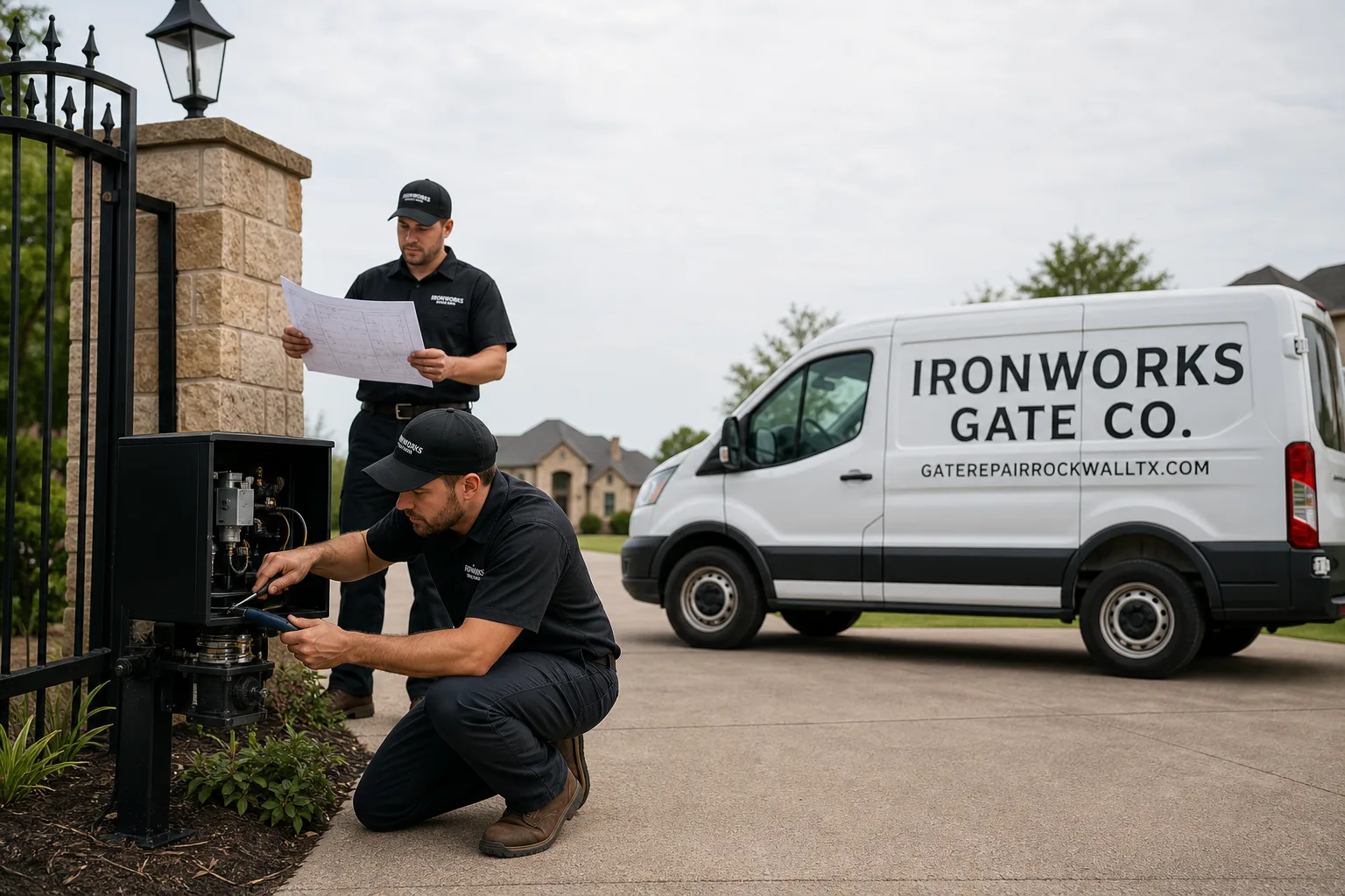Gate Access Control in Rockwall, TX | Ironworks Gate Co.